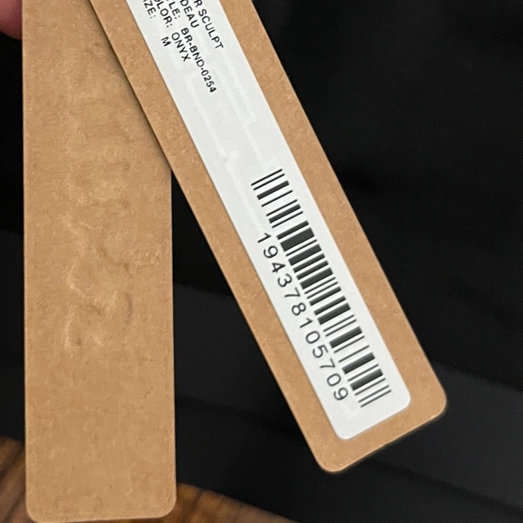 NWT Skims Sheer Sculpt Bandeau Onyx M - Picture 7 of 7